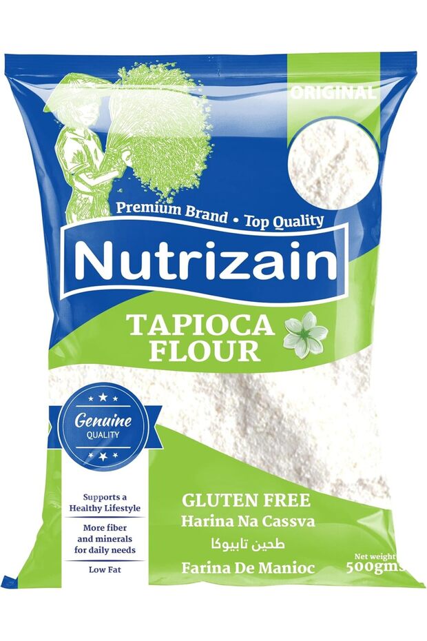 Nutrizian Foods Tapioca Flour | Gluten Free Flour | 500 gm Pouch