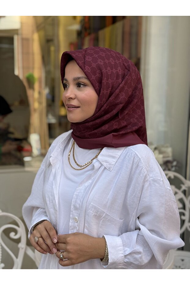 ELEGANCE MONOGRAM EŞARP - 3