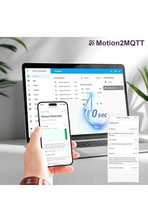مستشعر حركة رادار واي فاي LinknLink eMotion، كشف حركة الإنسان، متوافق مع المنزل الذكي، يعمل - 7