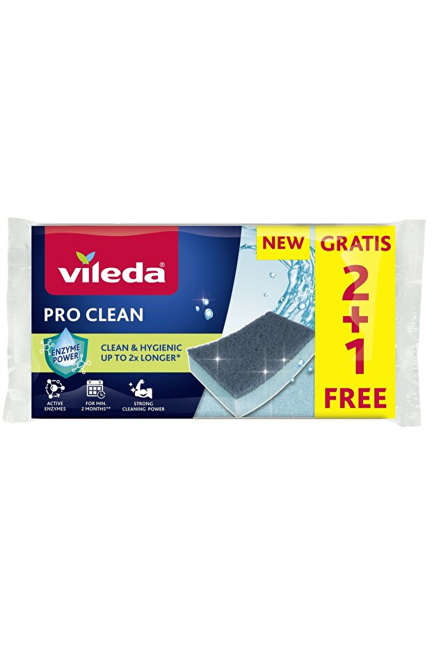 PRO CLEAN SÜNGER FREE 2+1 DÜZ - 1
