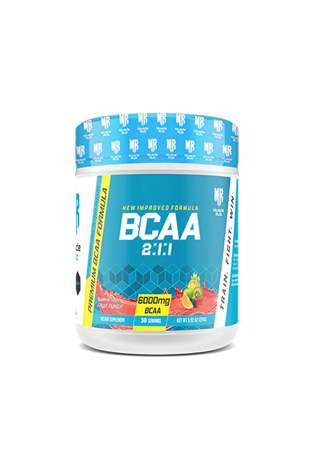 BCAA 2:1:1 New Improved Formula - 30 Servings (fruit punch)