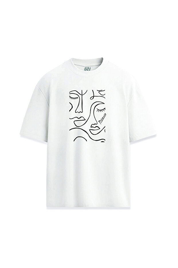 Pablo Picasso Drawing Signature Special Design Printed Unisex T-Shirt