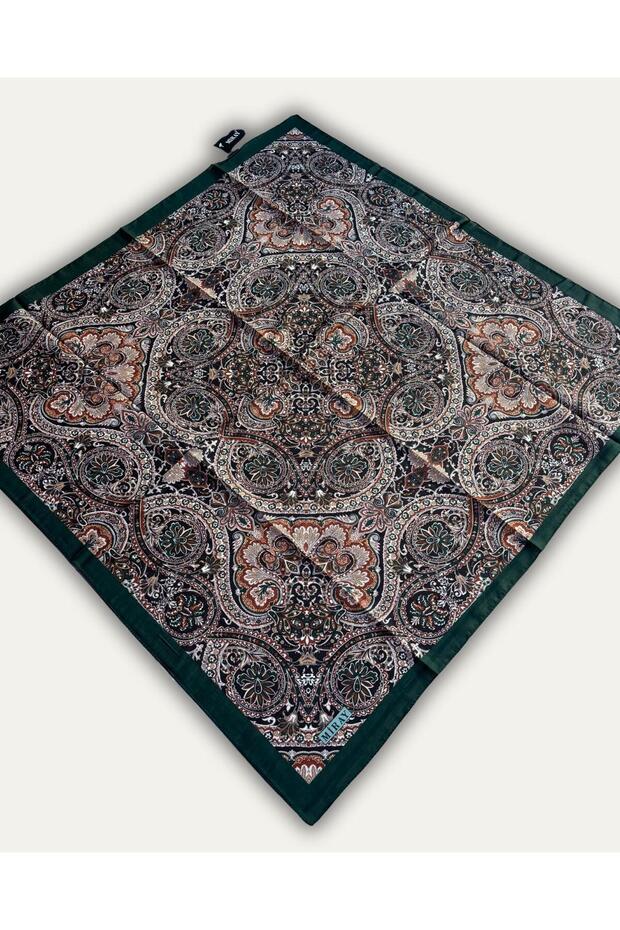 Ethnic Pattern Hijab Non-Slip Soft Scarf 90 cm