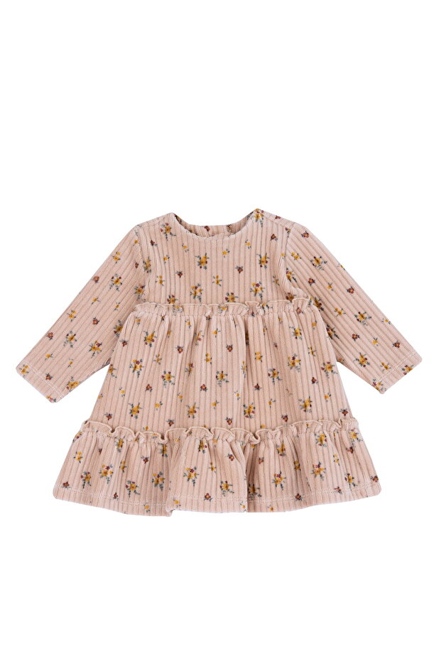 Uzun Kollu Elbise - 1