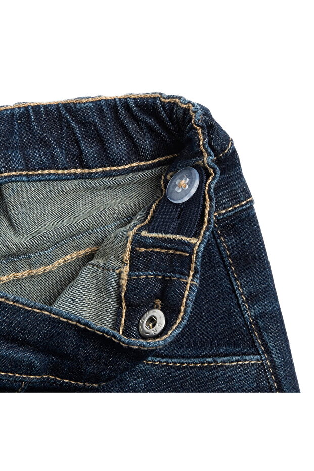 Uzun Denim Pantolon - 5