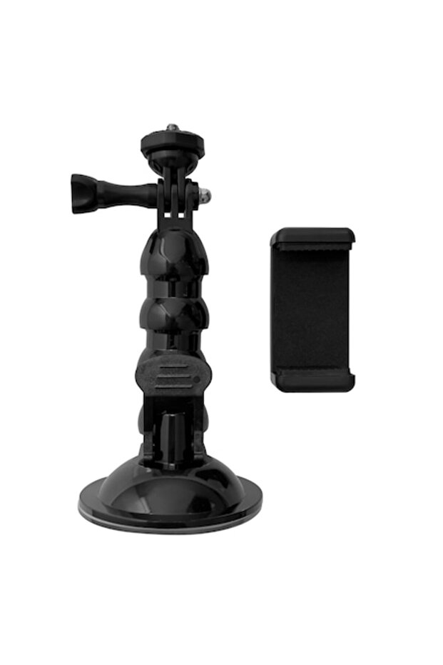 Versatile mount with suction fixing accessories for GoPro camera