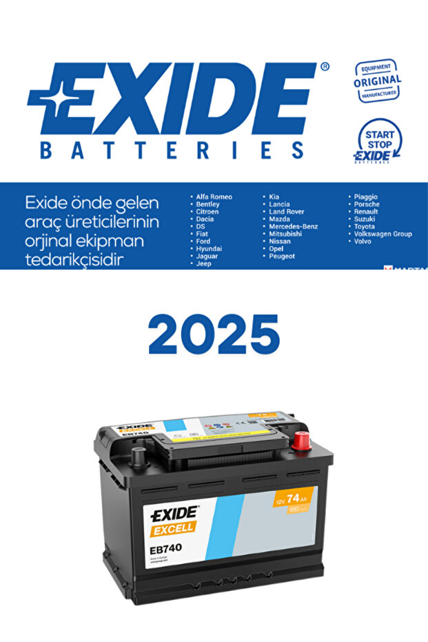 12V 74 AH 680CCA 2025 - 1