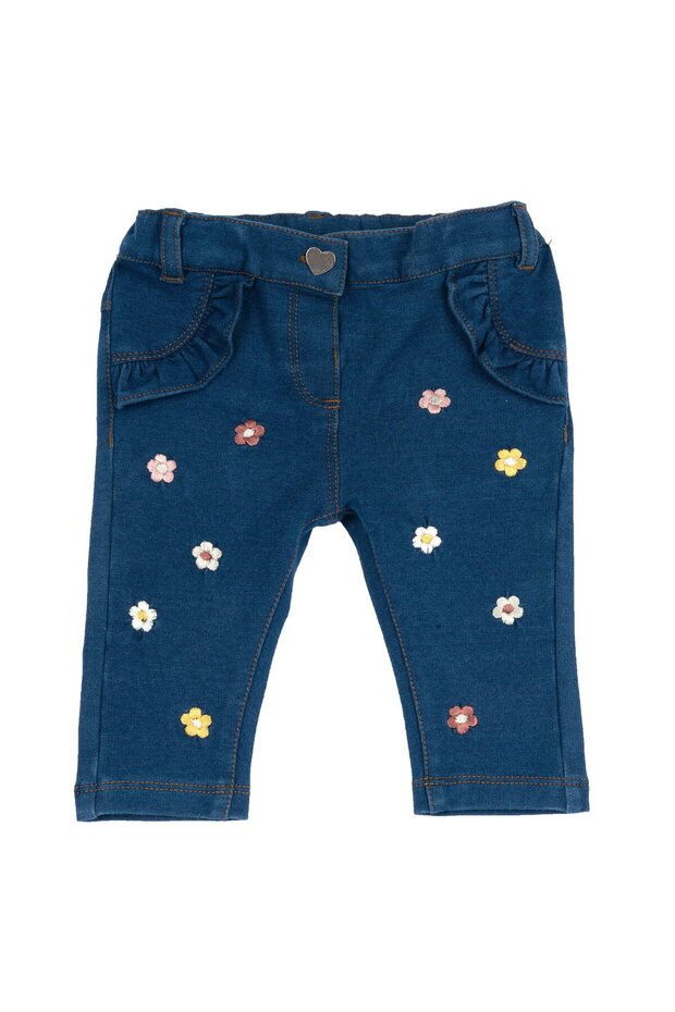 Uzun Denim Pantolon - 1