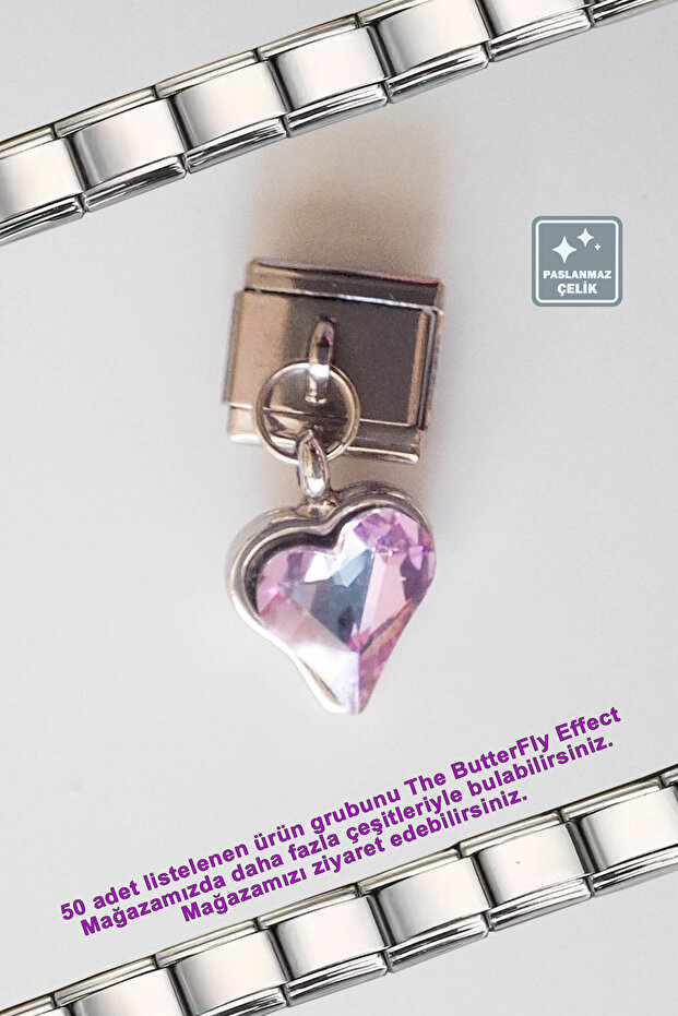 Italian Steel Bracelet - Single Charm
