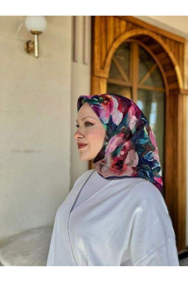 Eșarfă din bumbac moale - 1