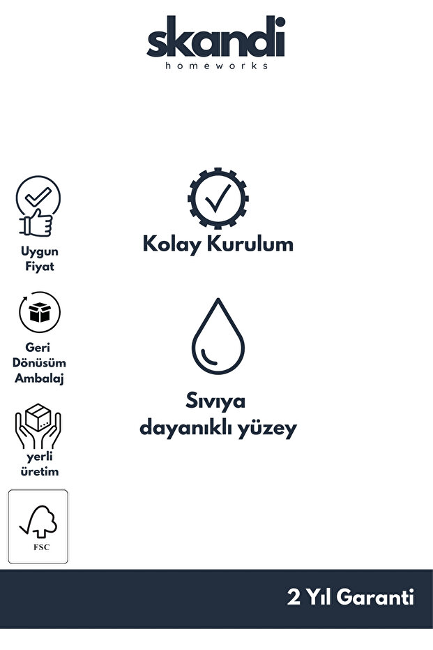 Fly komodin Krem - 5