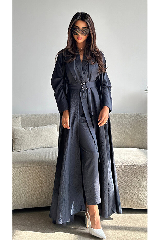 Gray summer abaya - 2