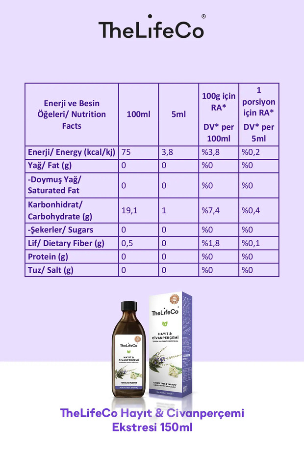 Hayıt & Civanperçemi Sıvı Ekstraktı 150 Ml - 3