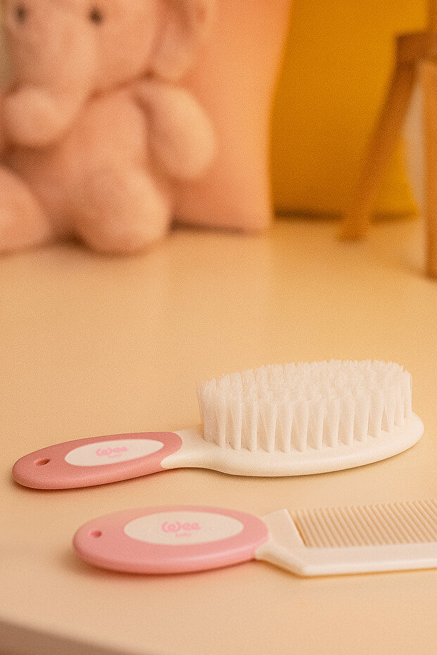 Fırça Tarak Seti Pembe - 6