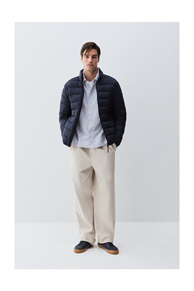 Lehká pánská prošívaná bunda - 2