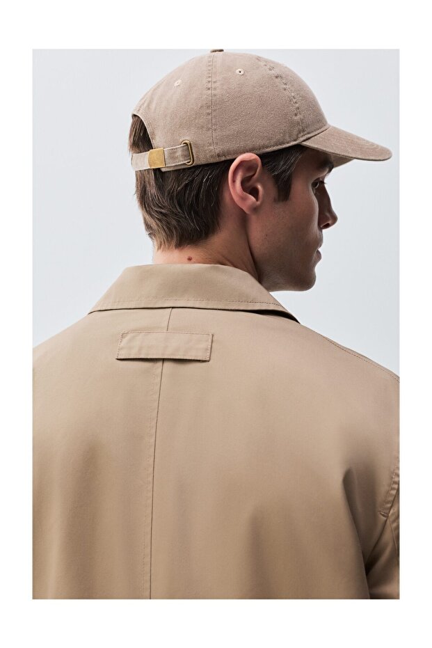 Man Basic Trench Coat - 3
