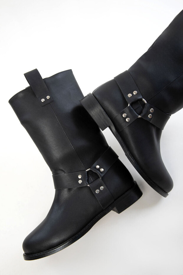 Siyah Kadın Bot& Bootie 20862 - 6