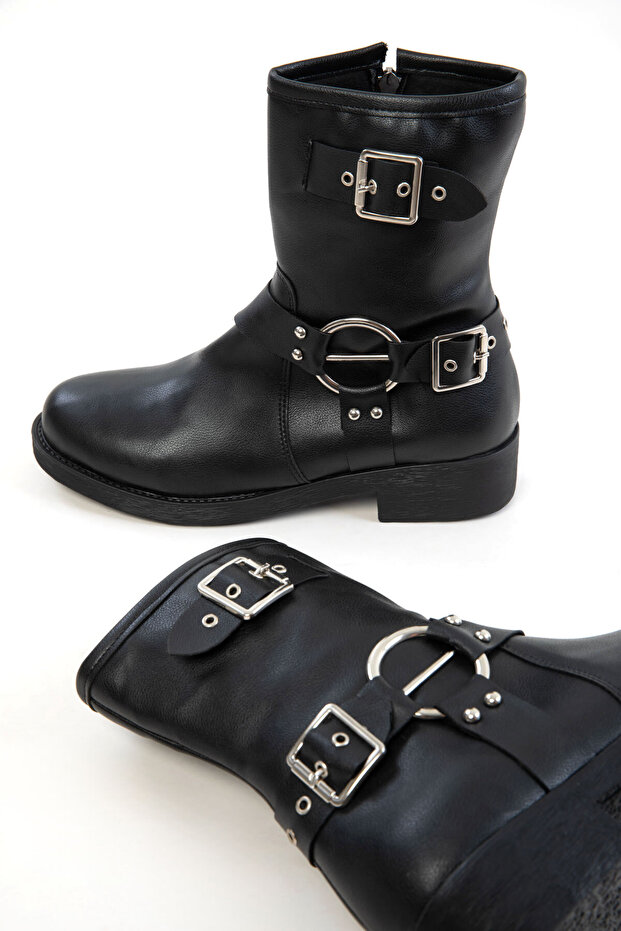 Siyah Kadın Bot& Bootie 20849 - 7