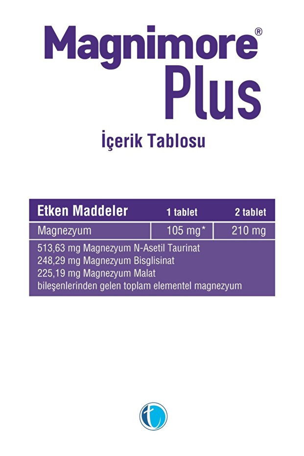 Plus Magnezyum 120 Tablet N-Asetil Taurinat Bisglisinat Malat - 4