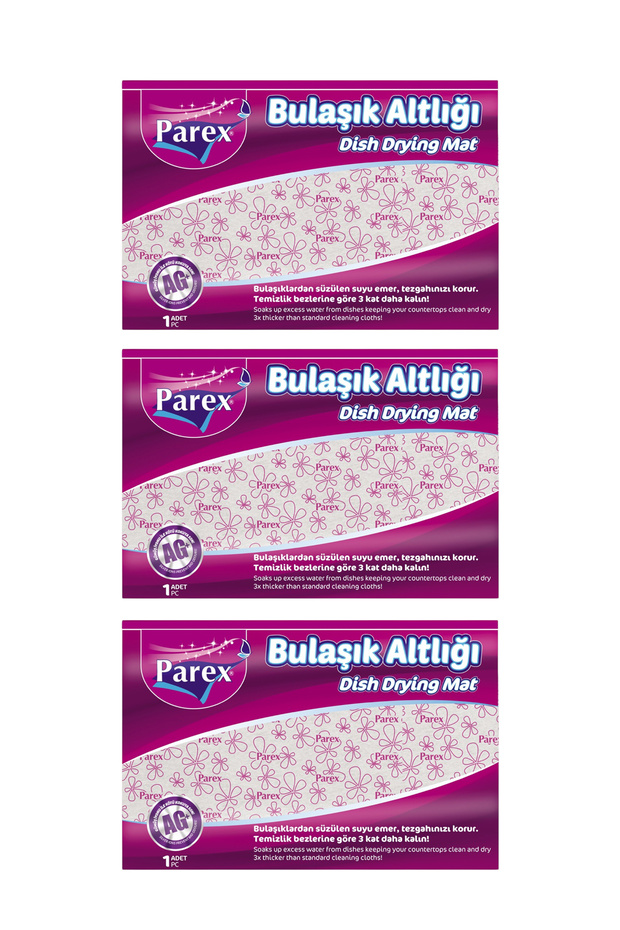 Bulaşık Altlığı 46 x 30 cm Üçlü Set - 2