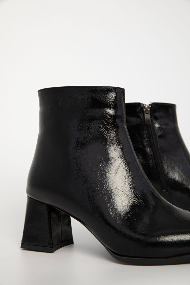 Siyah Mat Kadın Bot & Bootie 20982 - 6