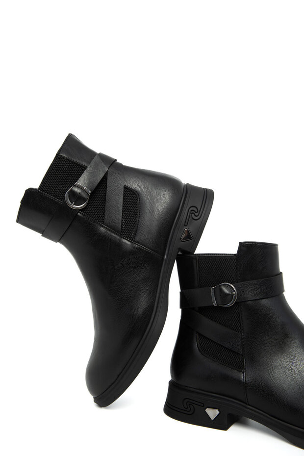 Siyah Kadın Bot & Bootie 21085 - 5