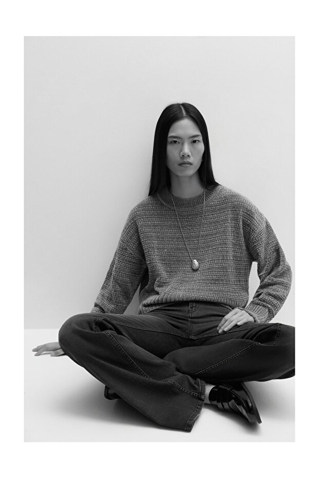 Femei PEND. basic PULOVER DE CHENILLE - 5