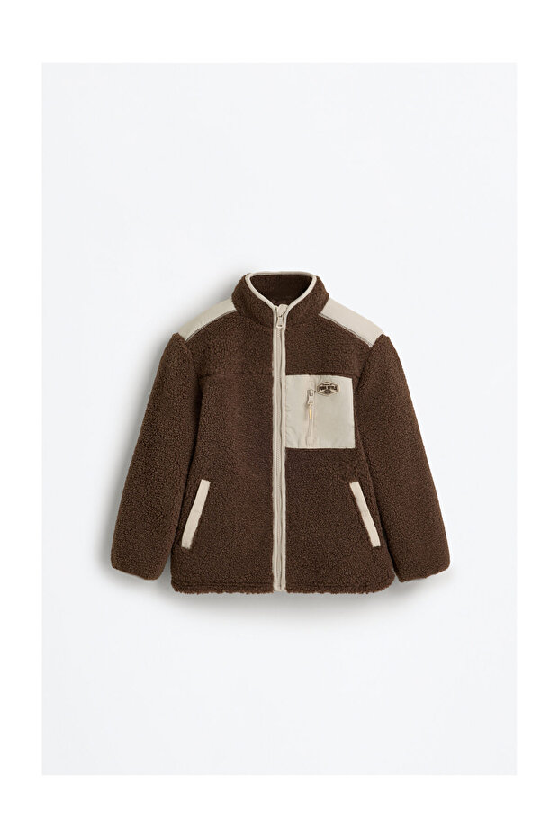 Dzieci Kurtka z owczej skóry dla chłopców - 1