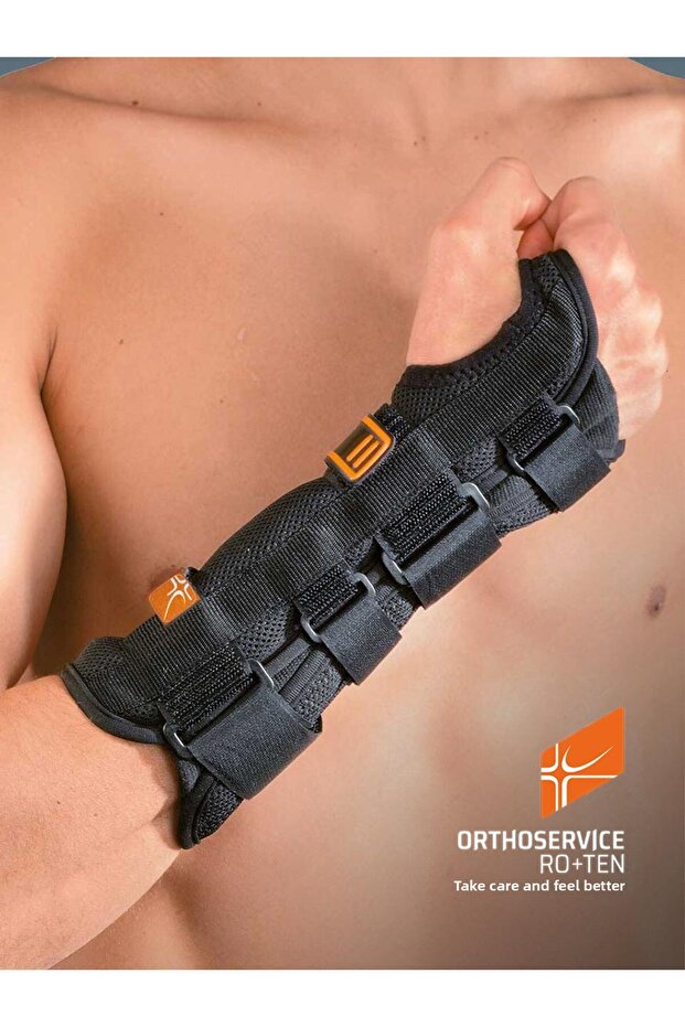 RO+Ten Polfit22 دعامة مفتوحة للأبهام والمعصم لليد اليمنى مقاس M - دعم لتقويم العظام