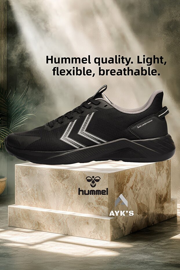 Black Mesh Lightweight Unisex Sports Shoes 900795