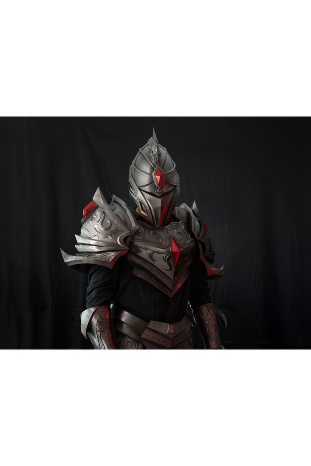Crimson Shadow – Kara Şövalye Zırh Seti (MW Heroes Serisi) - 5