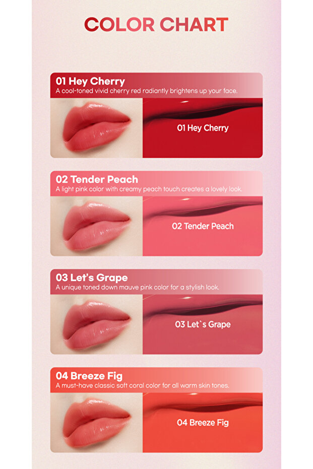 River Glow Tint – Doğal Işıltılı Likit Ruj – 03 Let's Grape - 8