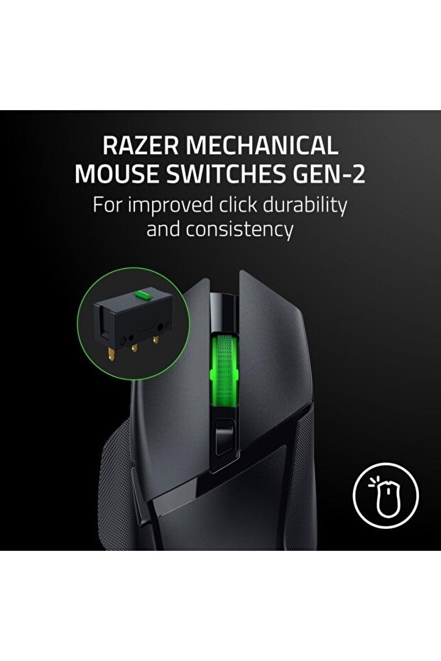 ماوس الألعاب اللاسلكي القابل للتخصيص Basilisk V3 X HyperSpeed - 4