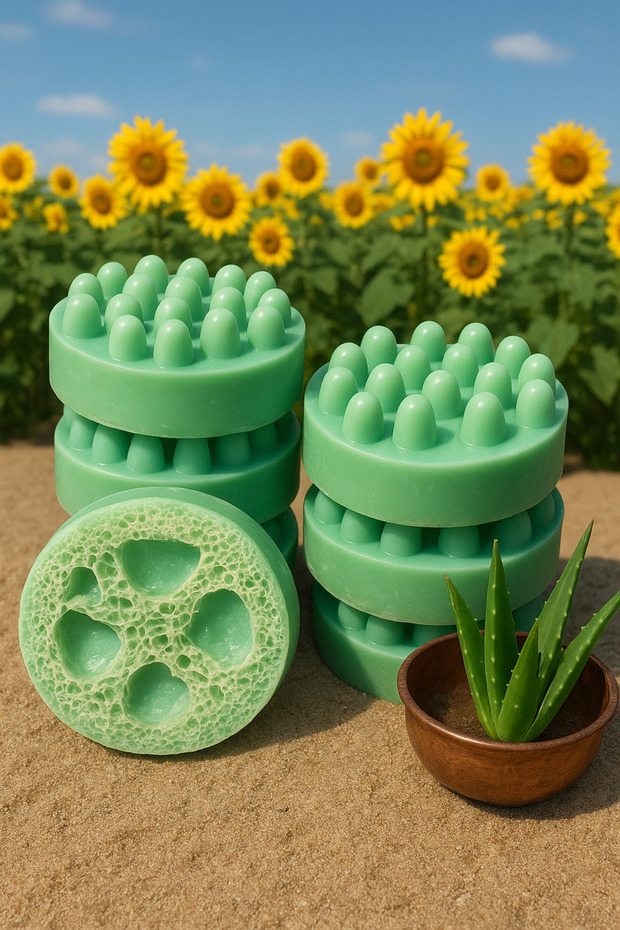 Aloe Vera Fiber Massage & Cellulite Soap