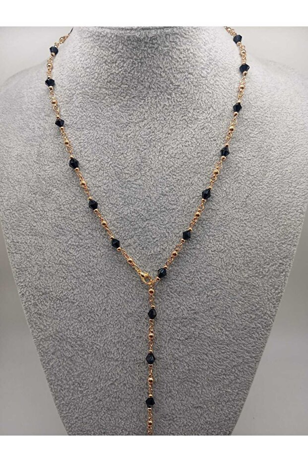 SARI SİYAH Y KOLYE - 3