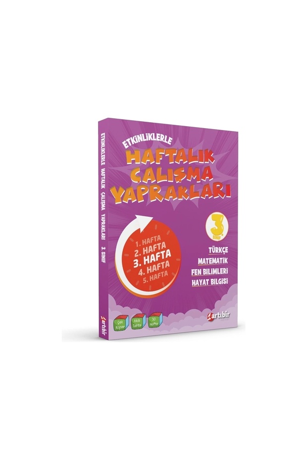 3. Sınıf Haftalık Çalışma Yaprakları - 1