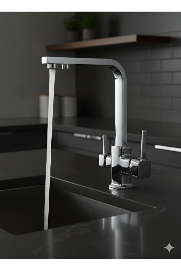 Kare Arıtmalı Mutfak Evye Bataryası - 1