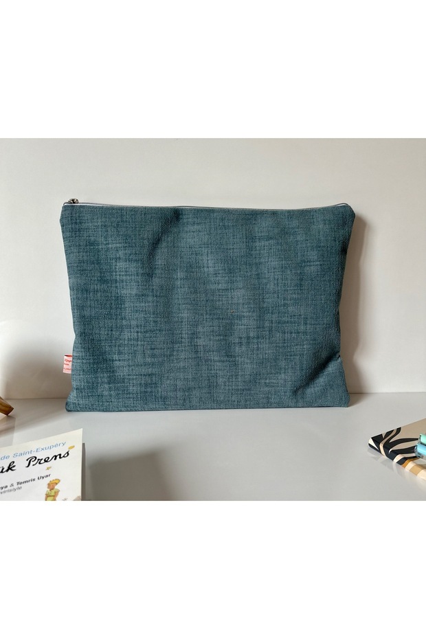 Denim Blue Color Laptop Case - Protective Notebook Bag - Blue Computer Case 15-16 Inch