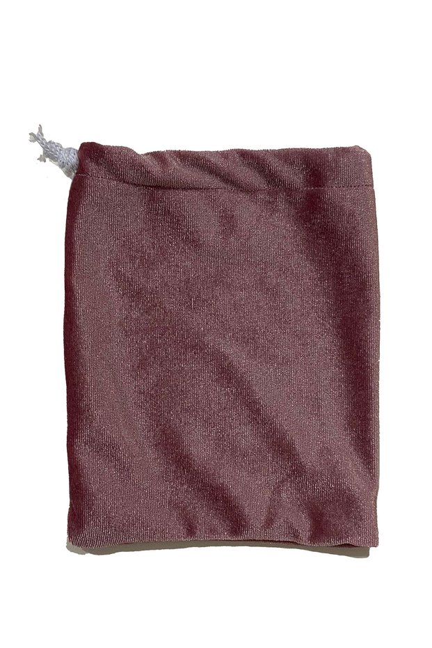 Silk Velvet Tarot Pouch - 12X15Cm - Drawstring - Elastic - Lycra - Color Assorted