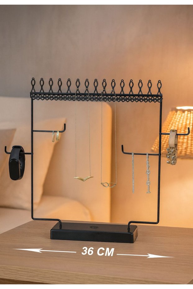 Plug-in jewelry stand makeup jewelry organizer necklace earrings ring bracelet hanger jewelry cabinet plug
