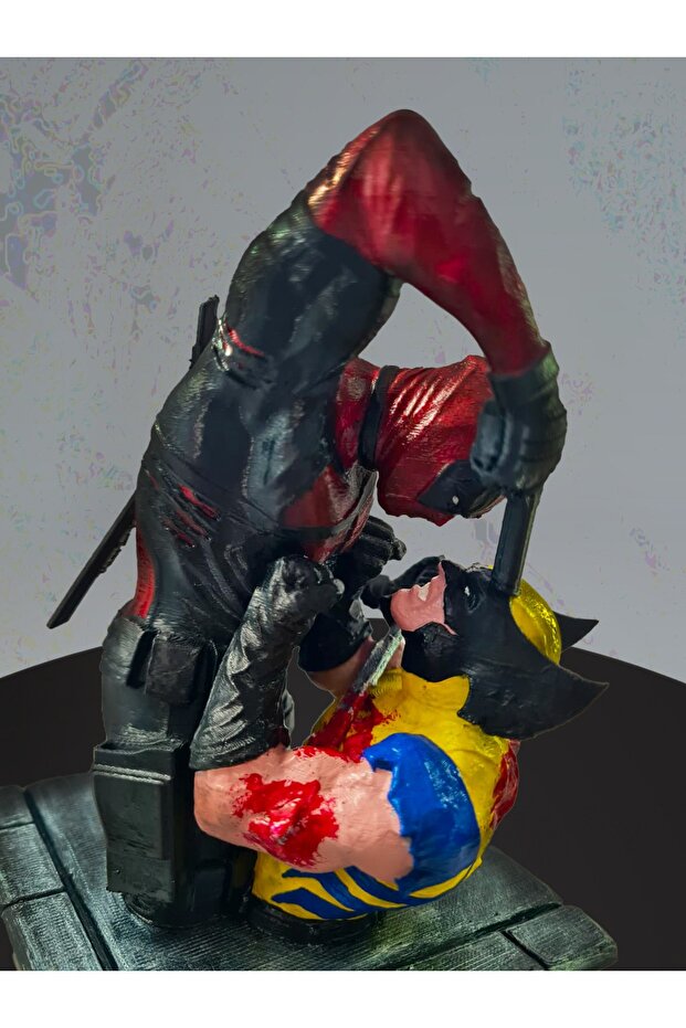 Eselya3d Deadpool & Wolverine Büst Figür-Marvel comics-15cm-fanart - 4