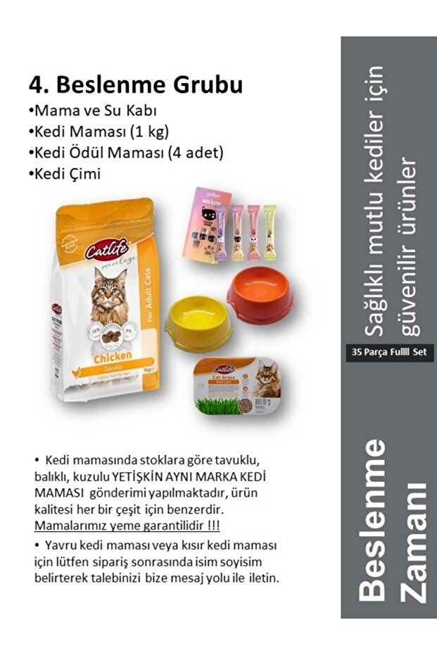 Chitto 35 Parça Kedi Başlangıç Seti - 6