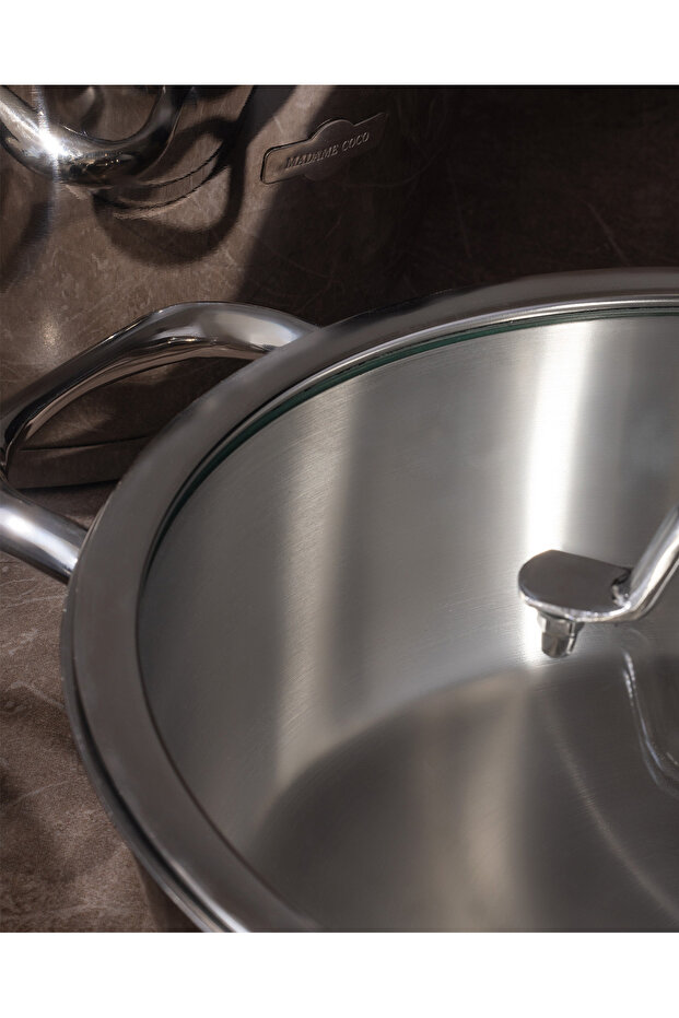 Nova 8 Parça Tencere Seti - Çelik - 4