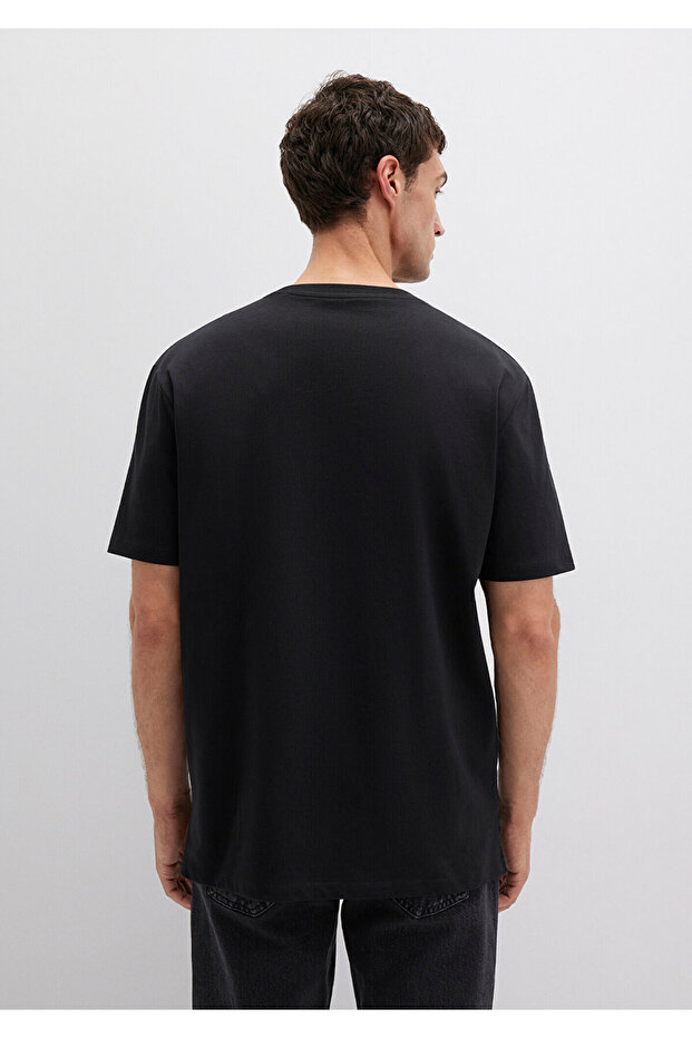 Cepli Siyah Basic Tişört 066248-900 - 4