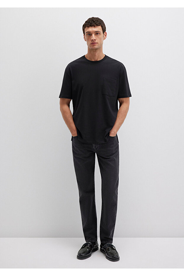 Cepli Siyah Basic Tişört 066248-900 - 1