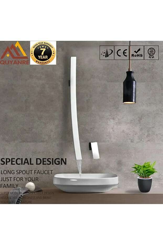 Bathroom Sink Faucet Built-In New Model Chrome Color Imported 7 Years Warranty