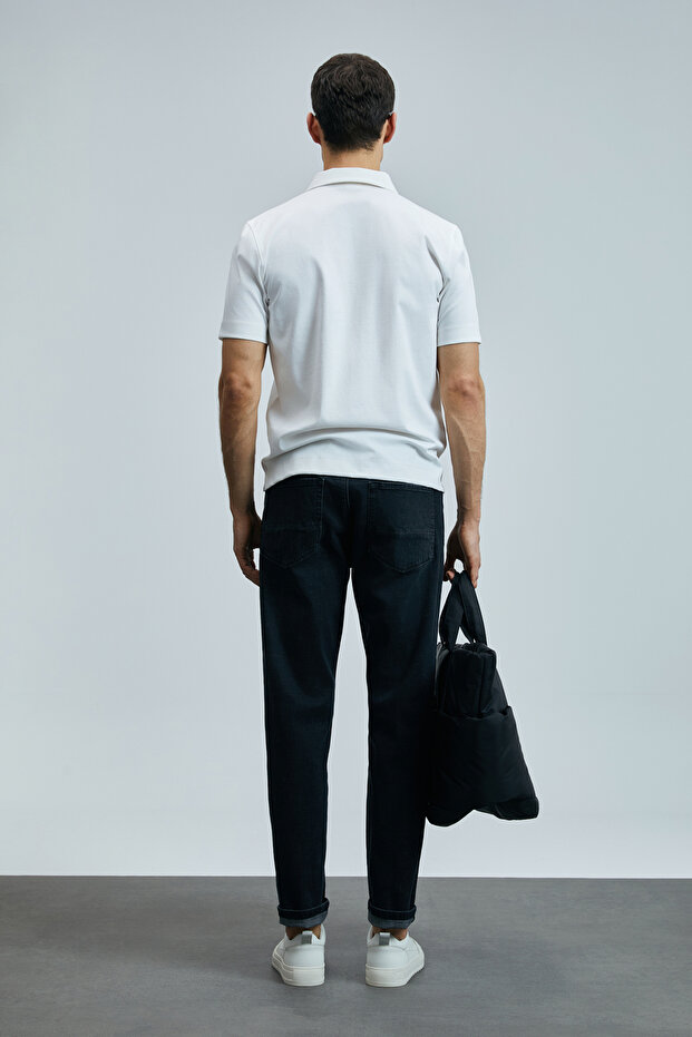 Luıco Smart Jean Erkek Pantolon Regular Fit Antrasit - 6
