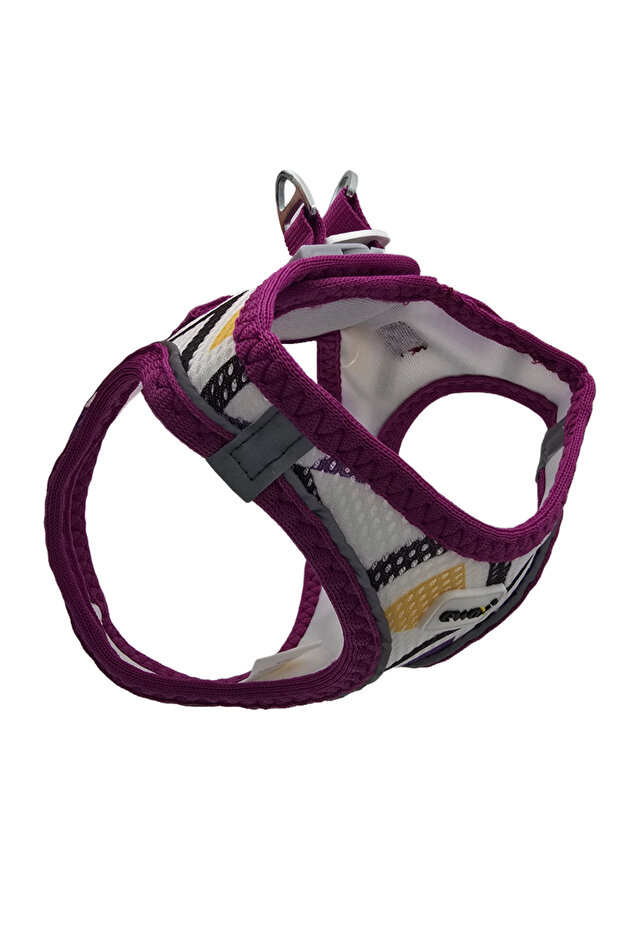 Air Mesh Pyramid Patterned Chest Harness S