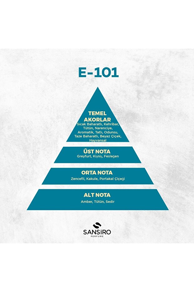 E-101 Erkek Parfüm 50ml Edp - 4