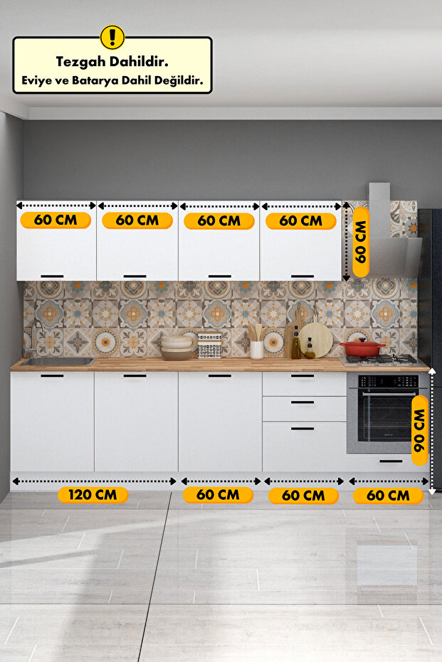 300 Cm Filipa Ank Modüllü Mutfak - 1